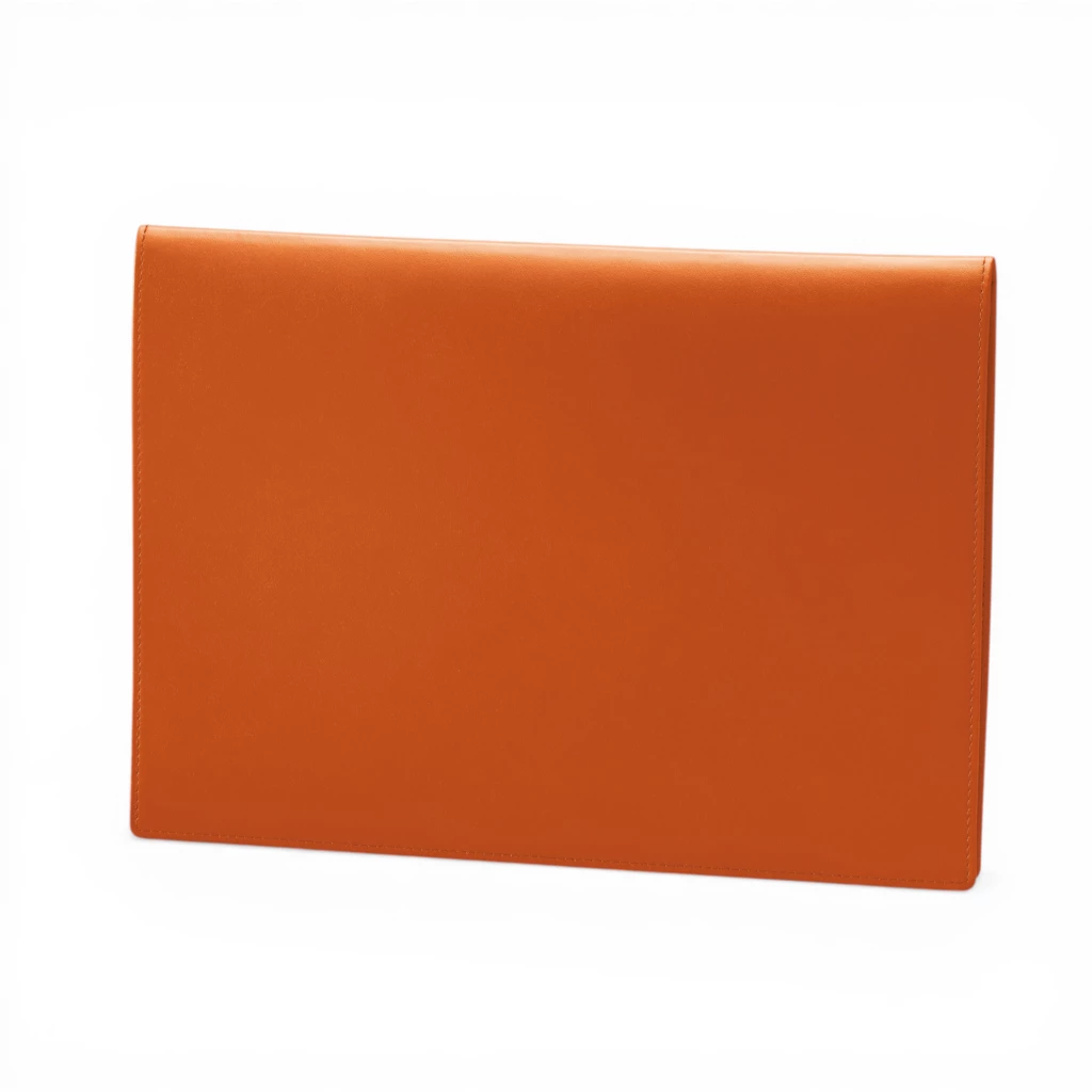 Treuleben Dokumentenmappe Envelope Leder Orange