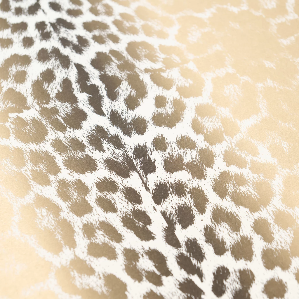 Geschenkpapier Leopard 3er-Set Gold