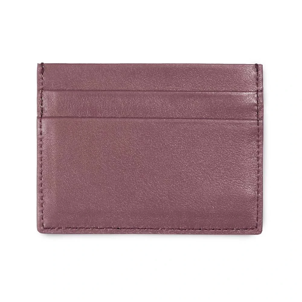 Kartenetui flach, 4 cc, Leder
