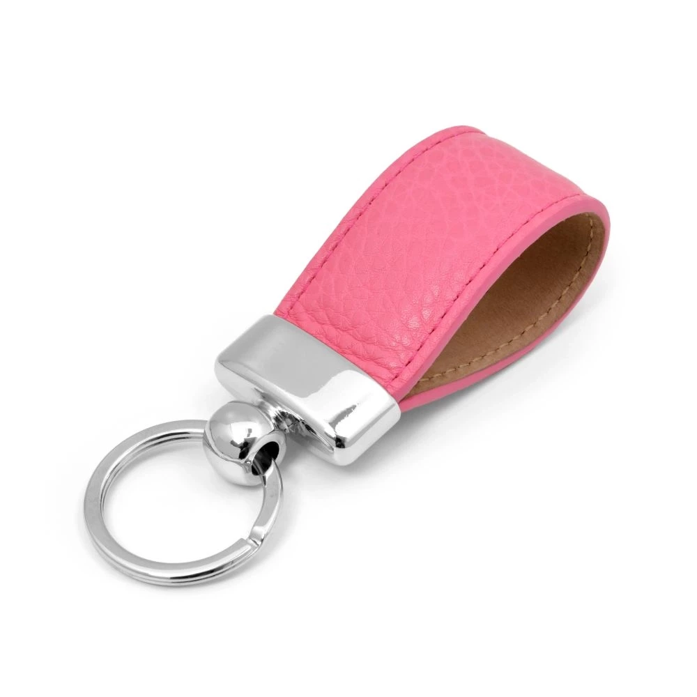 Schlüsselanhänger Adri Leder Pink