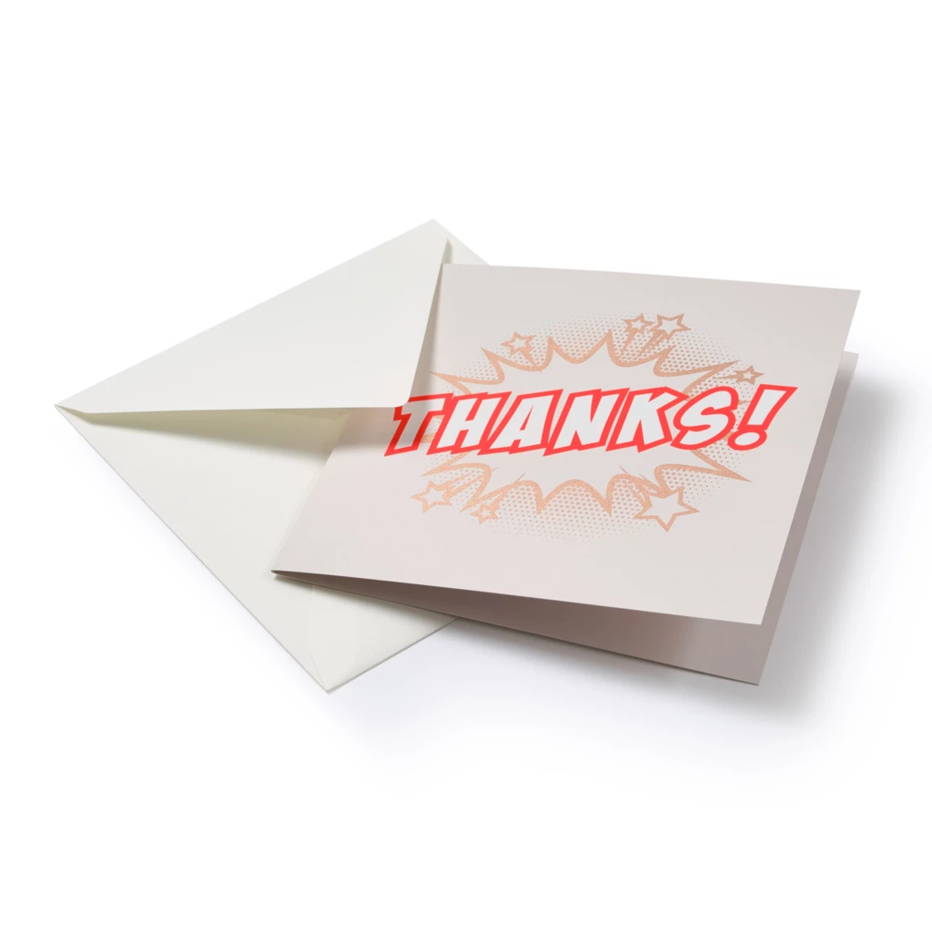 grusskarte_thanks_1 Grußkarte "Thanks!"