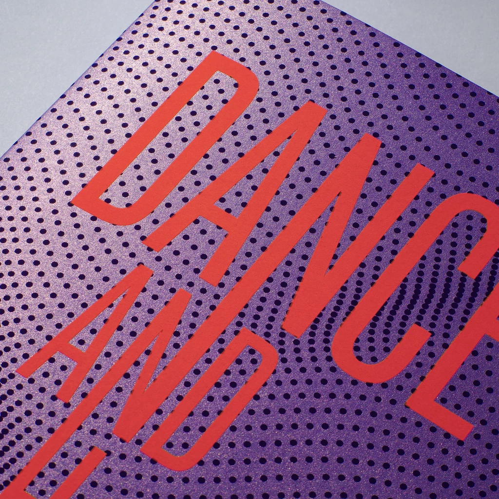 Grußkarte "Dance and have fun" Dots