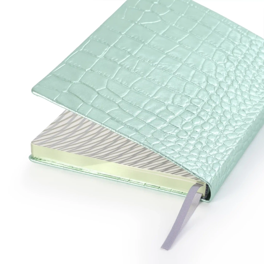 Notizbuch A5 Liniert Wild Leder Mint