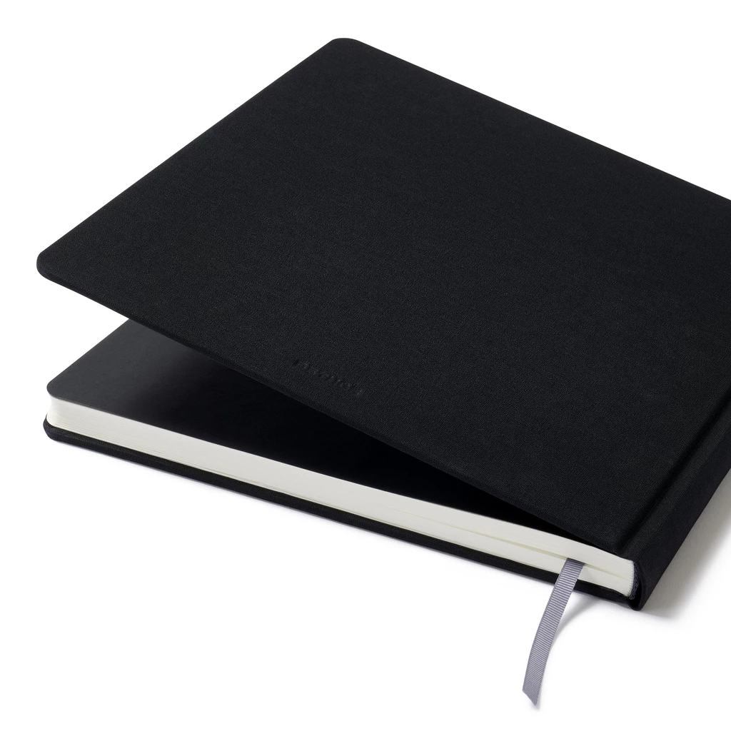 Gästebuch 180 Seiten Schwarz Leinen