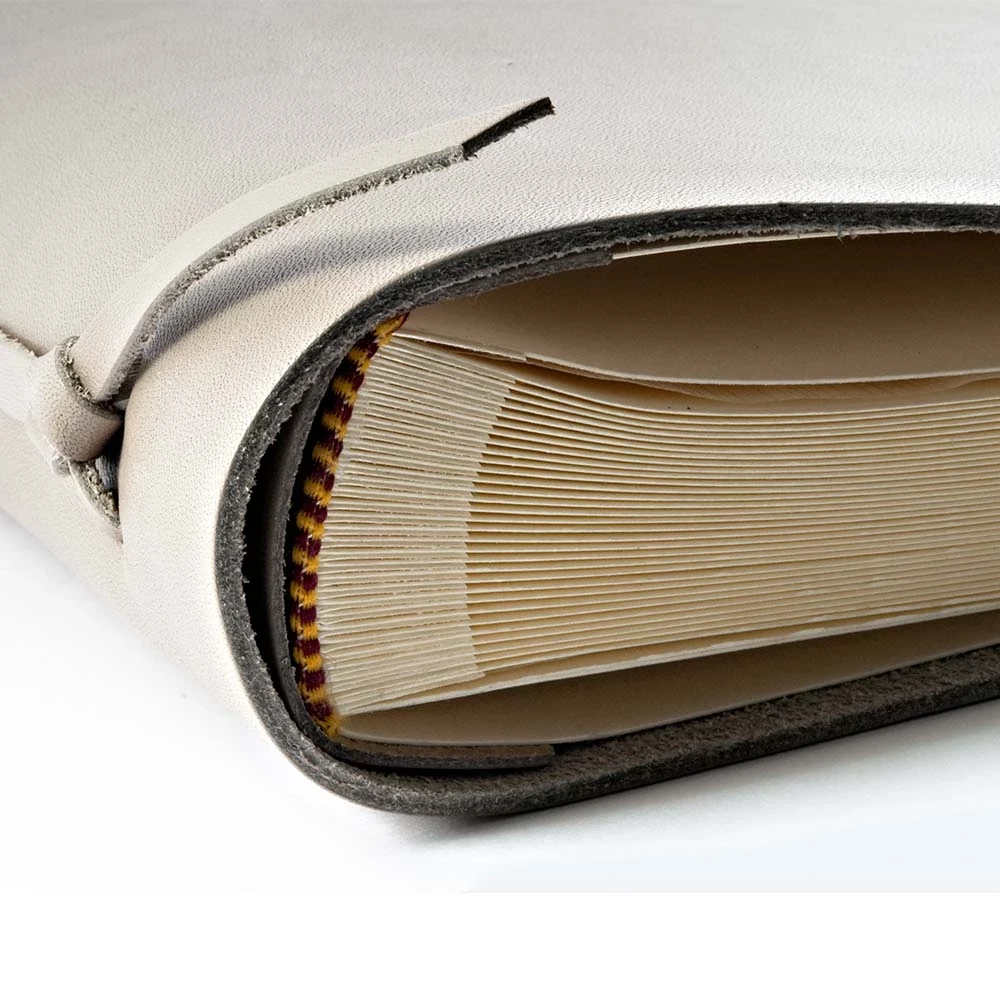 Fotoalbum 30 Blatt Leder Taupe