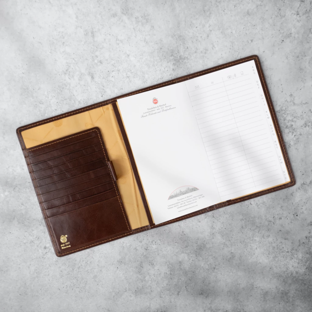 Brieftaschenplaner No. 1 Verona Leder Cognacbraun
