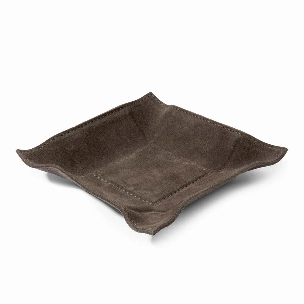 Taschenleerer Quadratisch Wildleder Lava