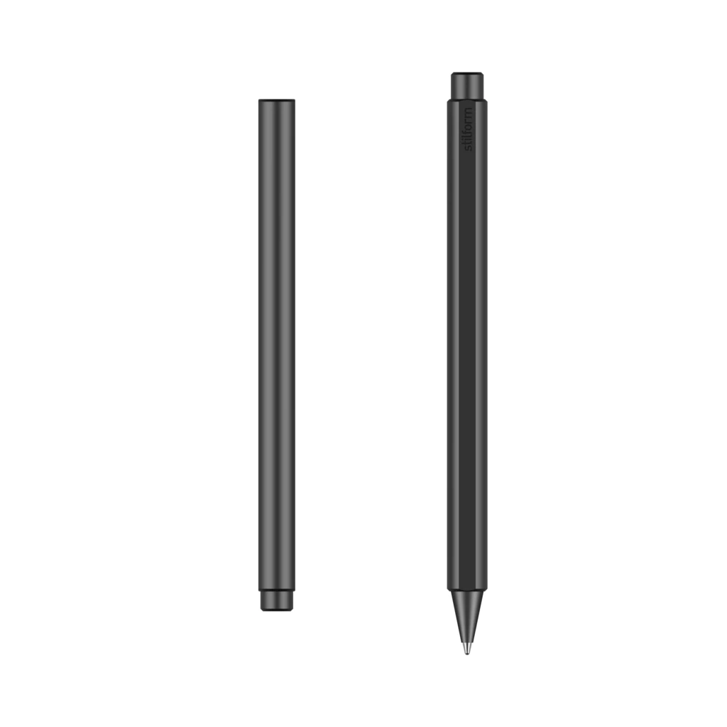 stilform Tintenroller FLOW Aluminium Warp Black
