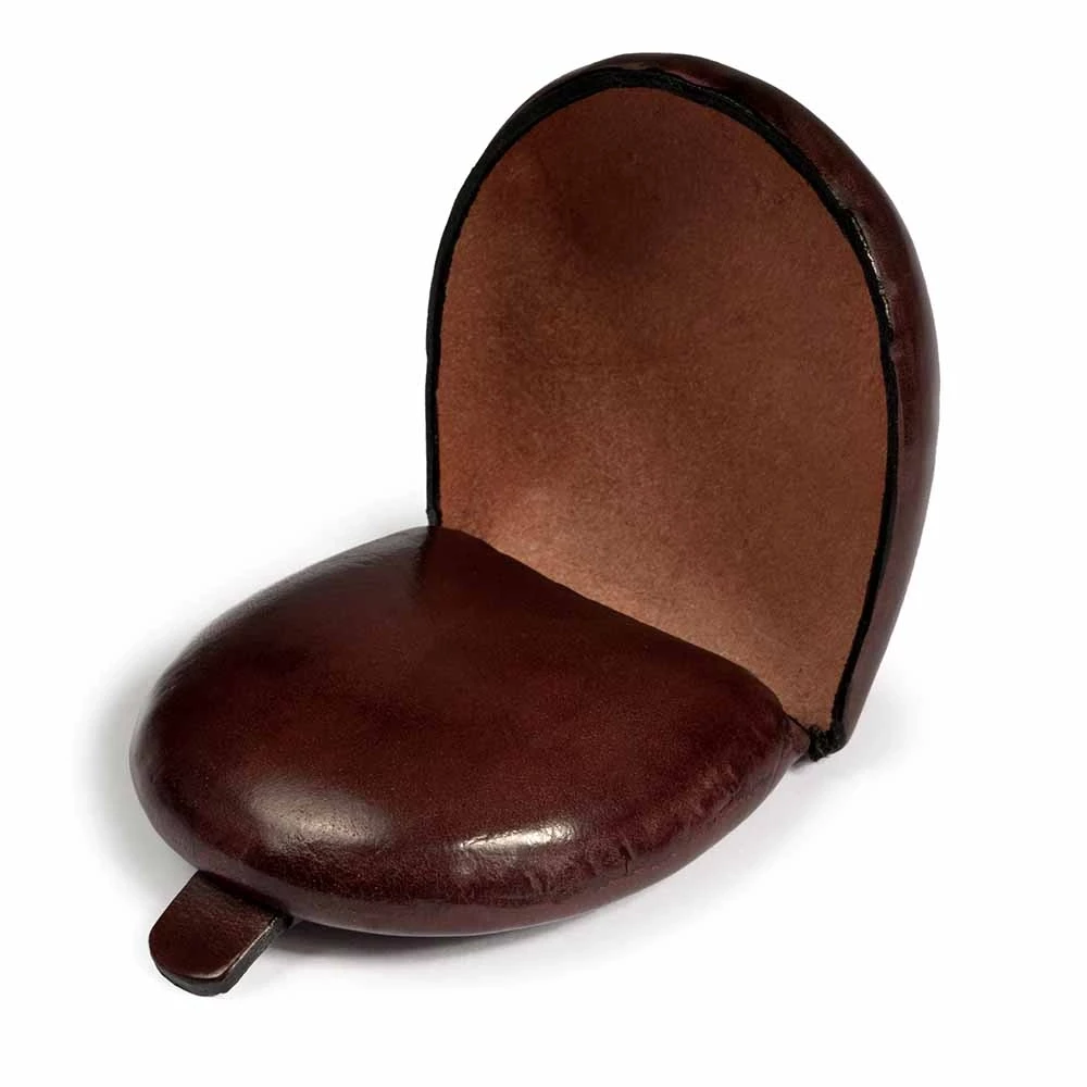 Geldbörse Horseshoe Leder Dunkelbraun