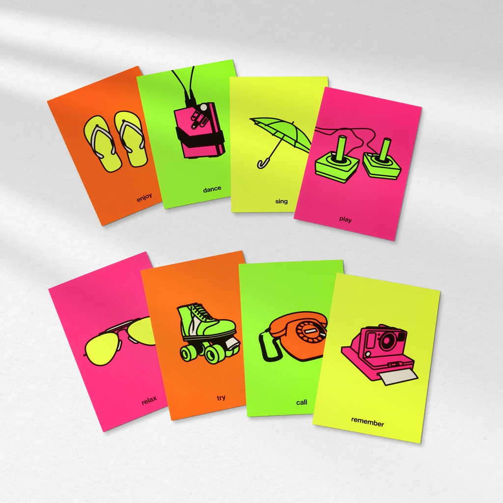 Grußkarten-Set Luminous Art Edition mit 8 Grußkarten