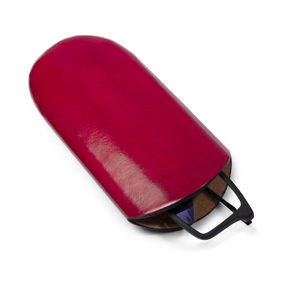 Brillenetui Leder Rot
