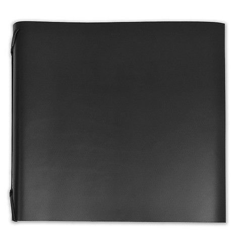 Fotoalbum Leder 35x35 cm schwarz, 50 Blatt