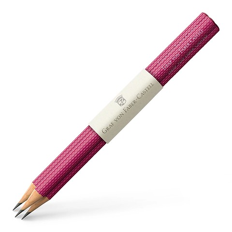Graf von Faber-Castell Bleistift-Set Guilloche Electric Pink