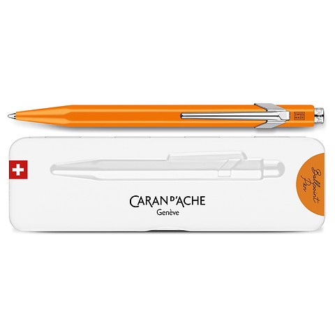 Caran d’Ache Kugelschreiber Metall 849 Pop Line orange