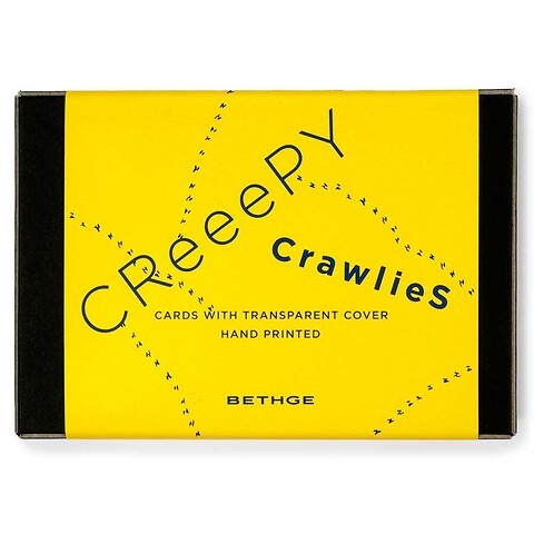 Grußkarten-Set Creepy Crawlies mit 8 Klappkarten