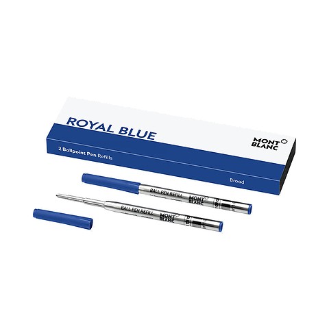 Montblanc Kugelschreiber Mine 2er Royal Blue B
