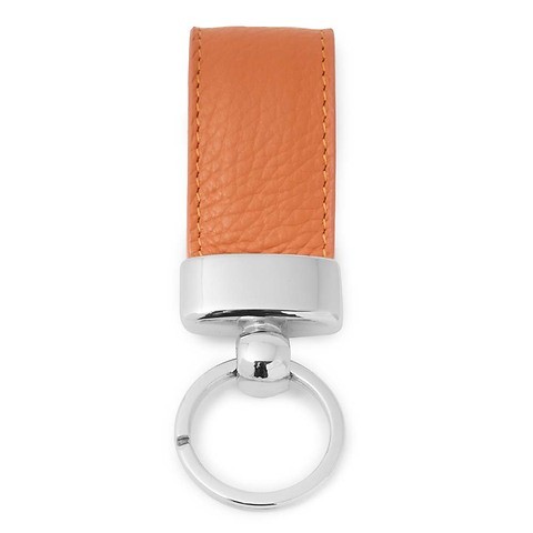 Schlüsselanhänger Leder Adri orange