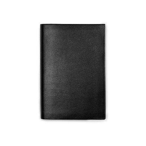 Adressbuch Nappa 7x10,5x1 cm schwarz