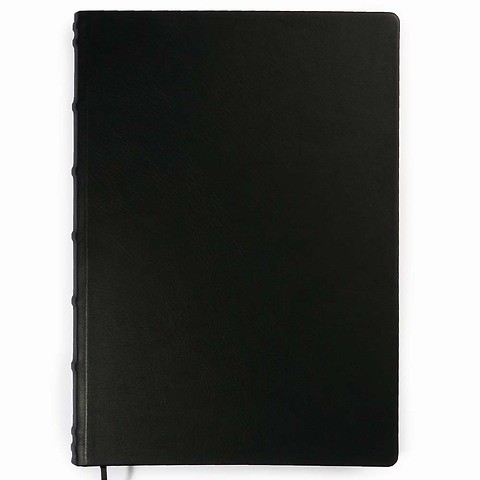 Gästebuch Leder A4 schwarz, 144 Blatt