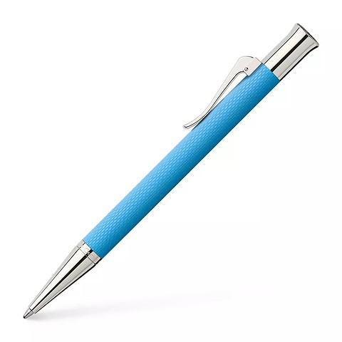 Graf v. Faber-Castell Kugelschreiber Guilloche Gulf blau