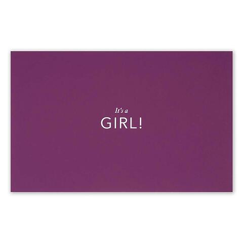 Grußkarte „It's a Girl!“