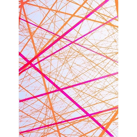 Geschenkpapier Network neon 50 x 70 cm, 3 Bögen