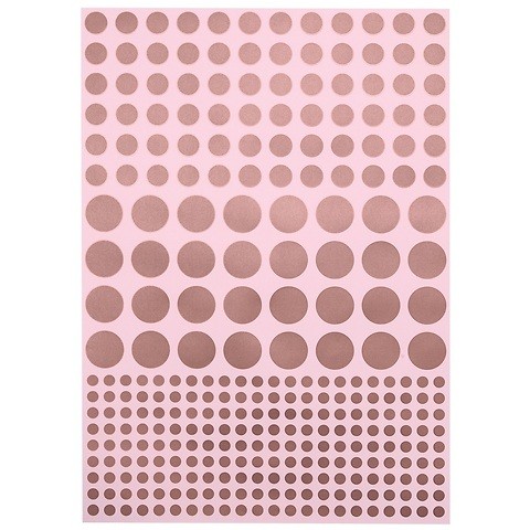 Bethge Geschenkpapier Dots Kupfer rosa 50 x 70 cm, 3 Bögen