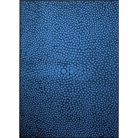 Geschenkpapier Rochen blau 50  x 70 cm, 3 Bögen