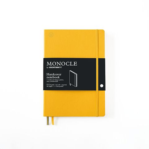 MONOCLE by LT1917 Notizbuch B5 Hardcover dotted, yellow