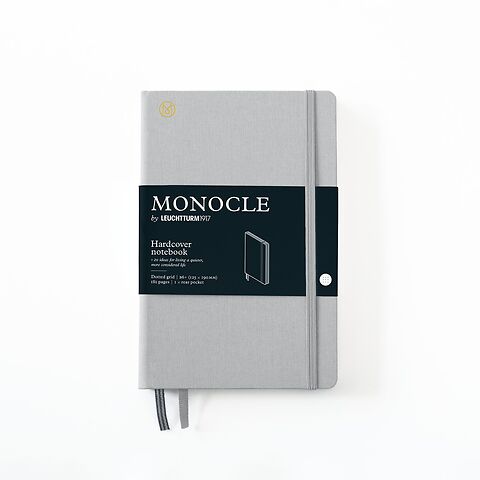 MONOCLE by LT1917 Notizbuch B6+ Hardcover dotted, light grey