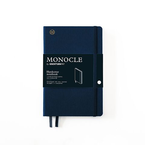 MONOCLE by LT1917 Notizbuch B6+ Hardcover dotted, navy