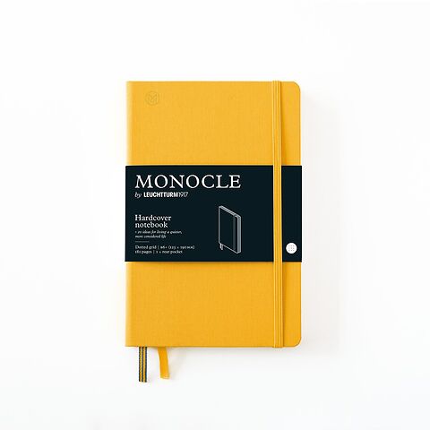 MONOCLE by LT1917 Notizbuch B6+ Hardcover dotted, yellow