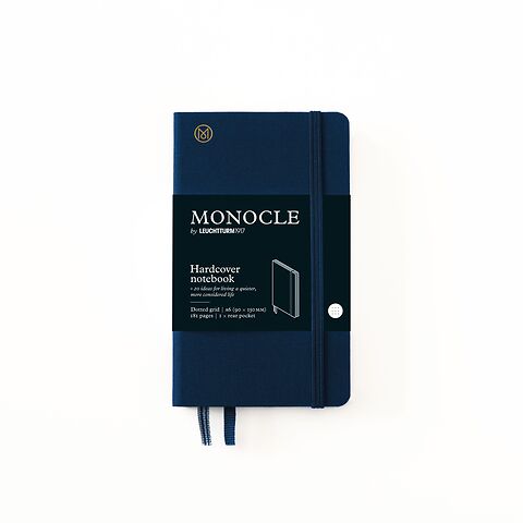 MONOCLE by LT1917 Notizbuch A6 Hardcover dotted, navy