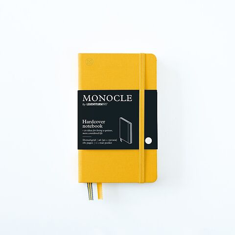 MONOCLE by LT1917 Notizbuch A6 Hardcover dotted, yellow
