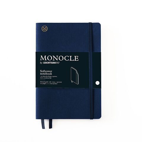 MONOCLE by LT1917 Notizbuch B6+ Softcover dotted, navy