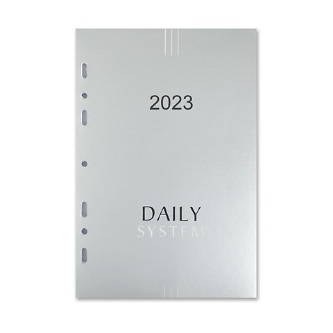 Refill Kalender SY System Planer 2023 1Tag/1Seite weiß