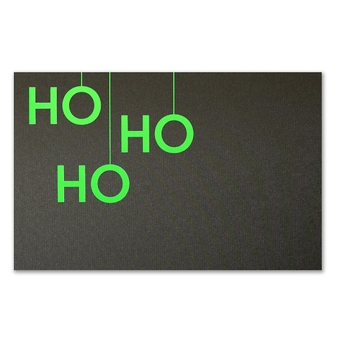 Weihnachtskarte „HO HO HO“