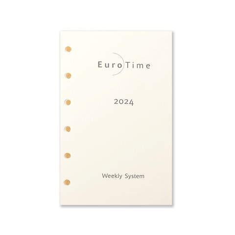Refill Kalender PO Pocket Planer 2024 1 Woche/2 Seiten ivory