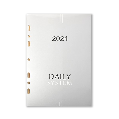 Refill Kalender SY System Planer 2024 1 Tag/1 Seite ivory