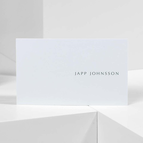 Individuelle Visitenkarten, „Japp Johnson“