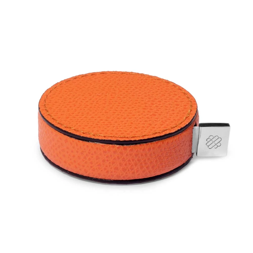Maßband 150 cm Leder Orange