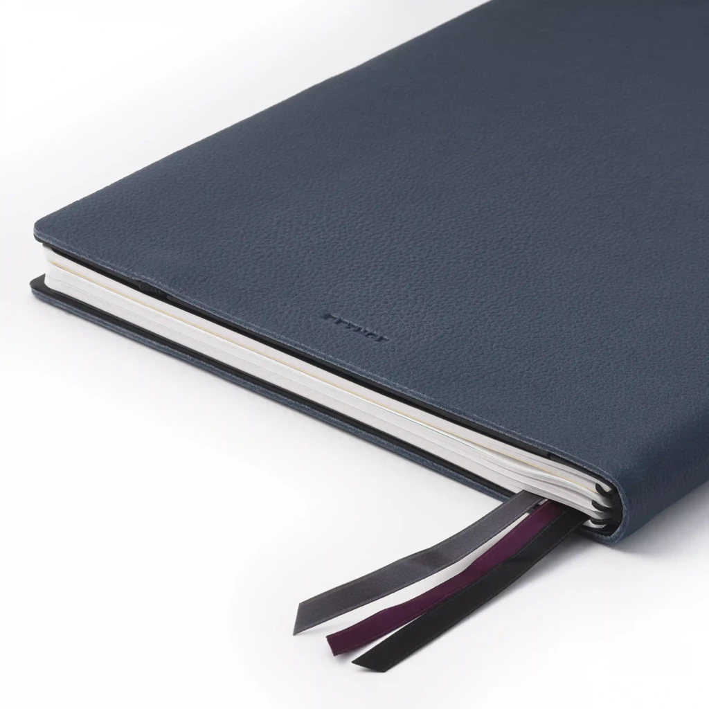 Whitebook LX Lederhülle Calf Soft Navy