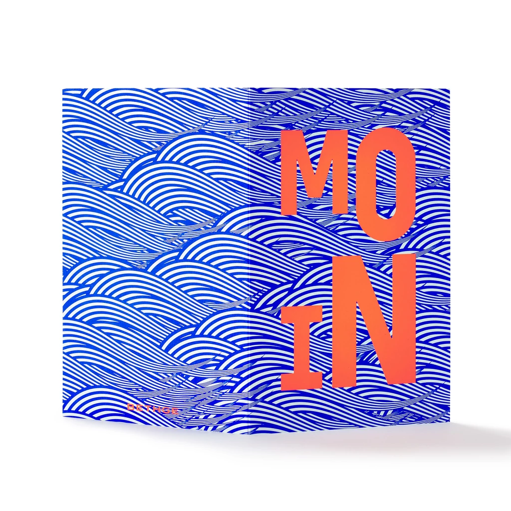 Grußkarte "Moin" Wave