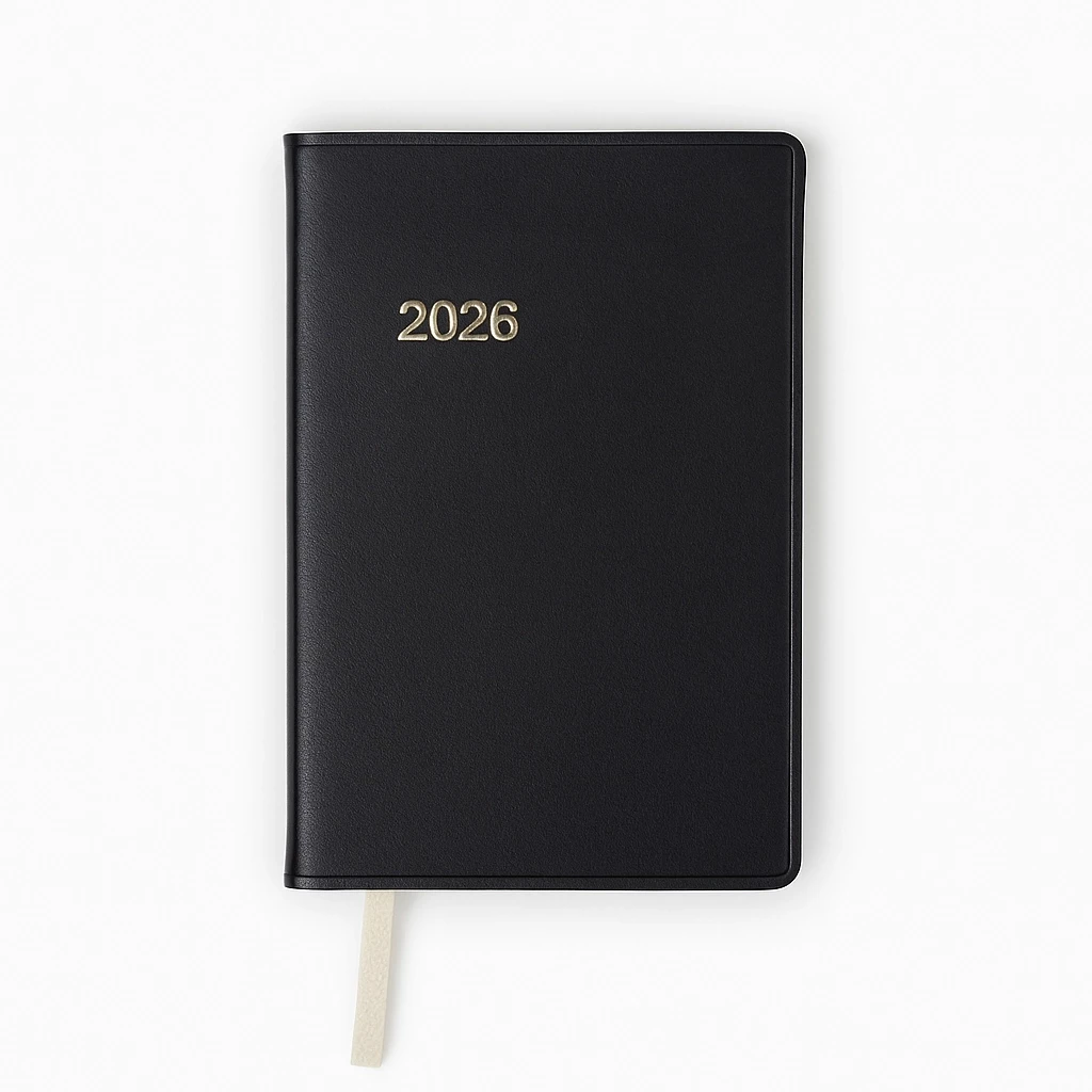 Ausgabe D Wochenkalender 2026 TeBeskin onyx-schwarz