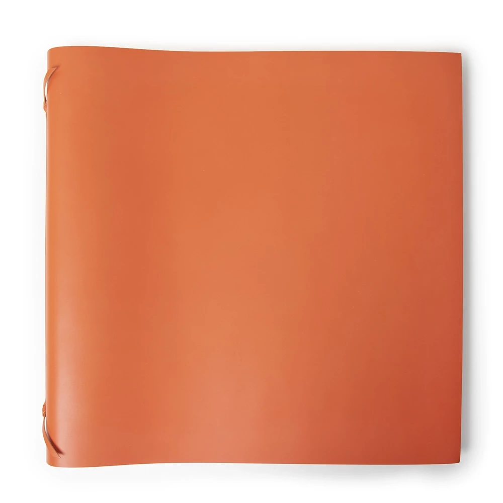 Fotoalbum 50 Blatt Leder Orange