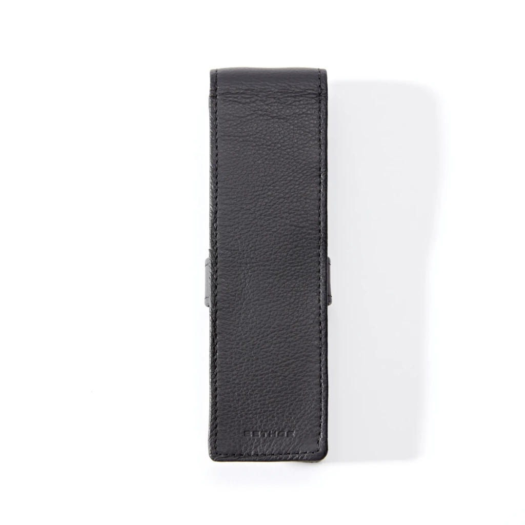 Leder Stifteetui 2er Schwarz Kollektion 1977