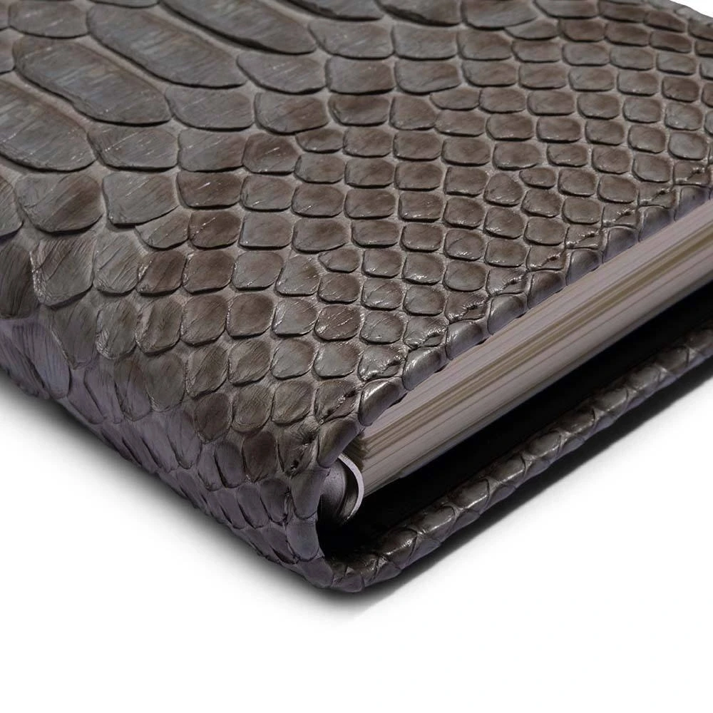 Terminplaner Python Leder Grau