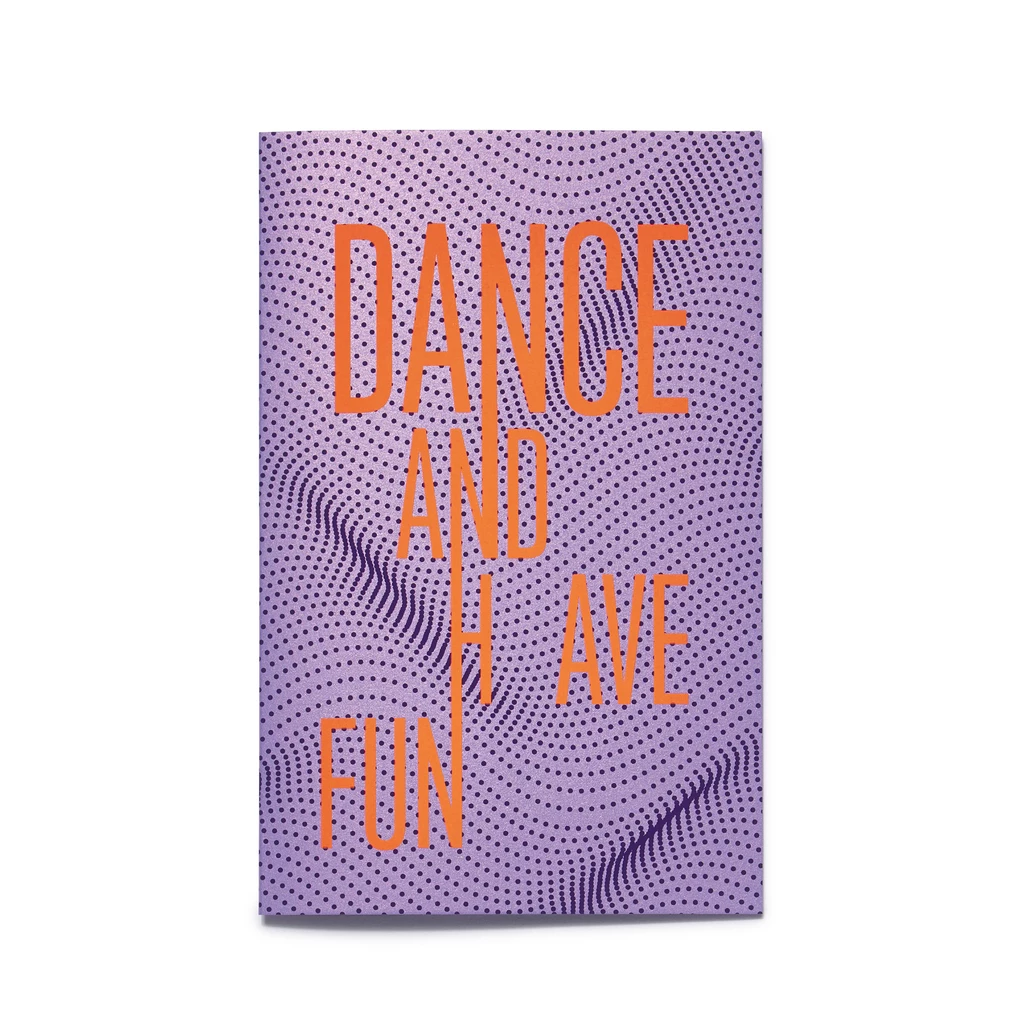 Grußkarte "Dance and have fun" Dots