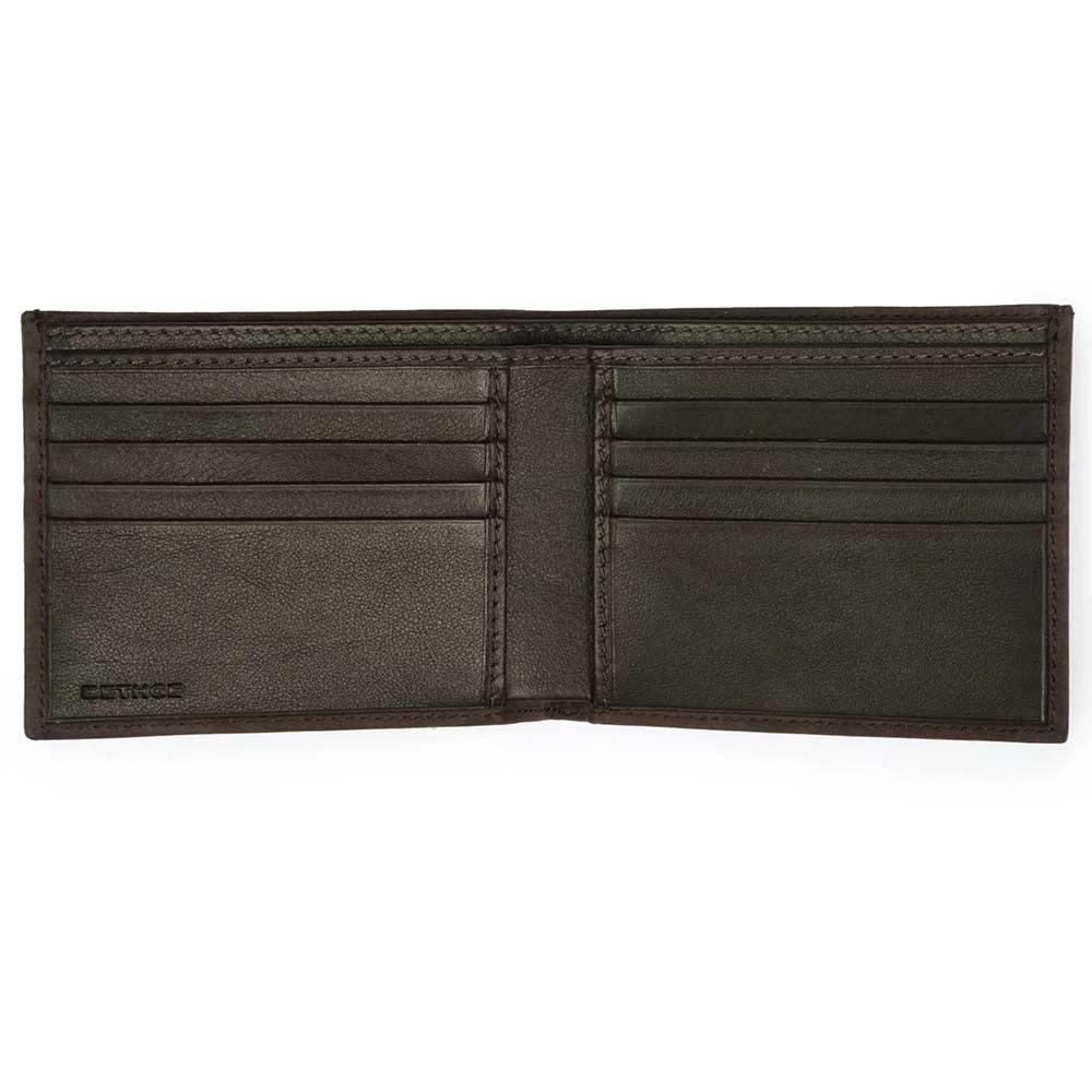 Portemonnaie mit Münzfach Leder Braun