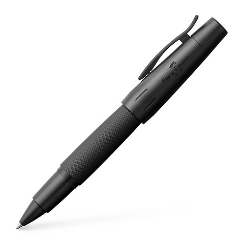 Faber-Castell Tintenroller e-motion Edelharz pure Black